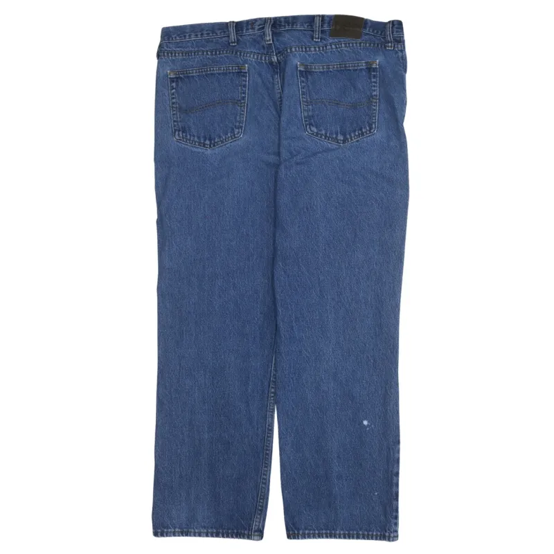 Lee 90's Lightwash Straight Leg Baggy Jeans / Pants 42 Blue sold by Vintage Club