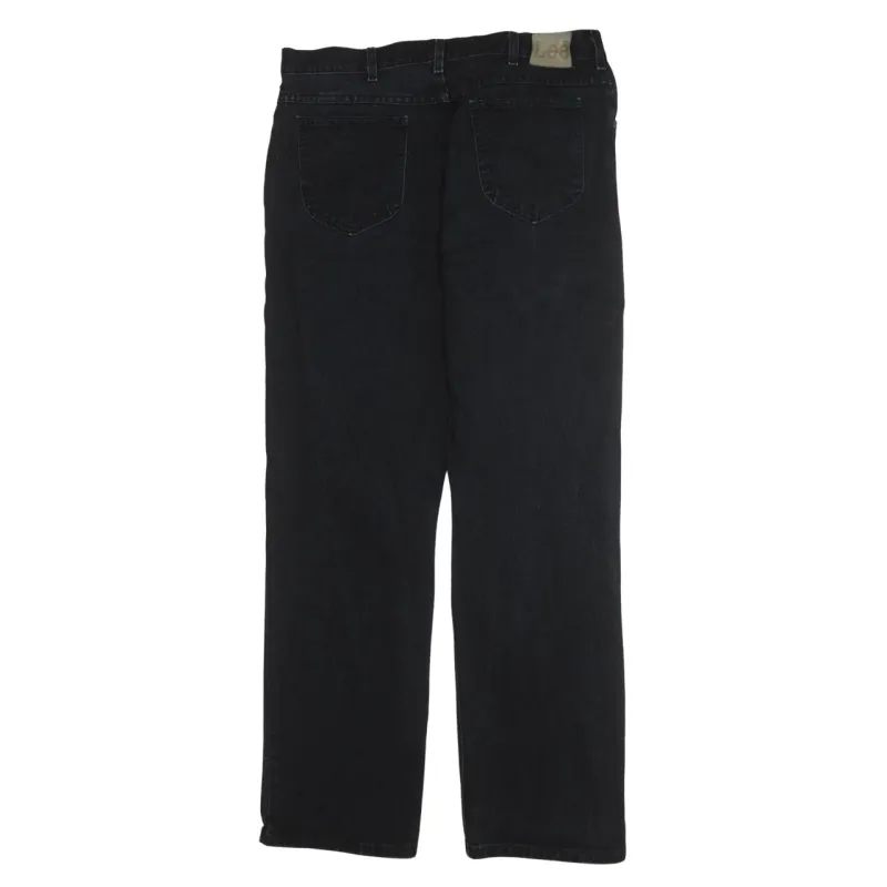 Lee 90's Lightwash Straight Leg Baggy Jeans / Pants 36 Black sold by Vintage Club