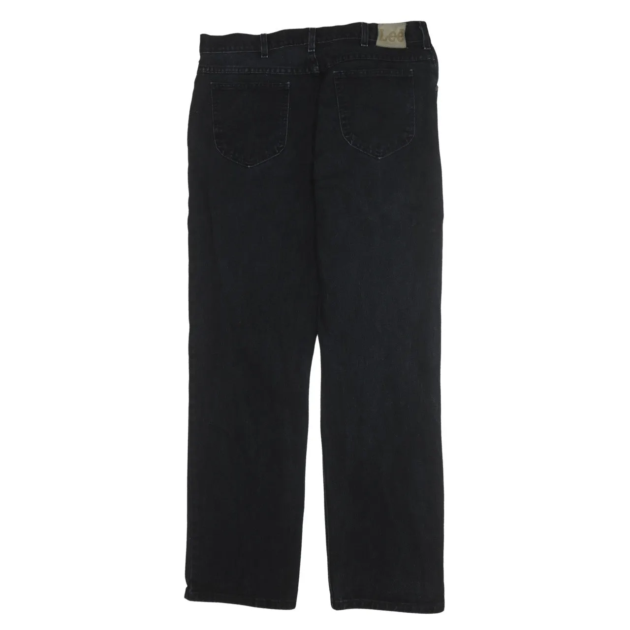 Lee 90's Lightwash Straight Leg Baggy Jeans / Pants 36 Black sold by Vintage Club