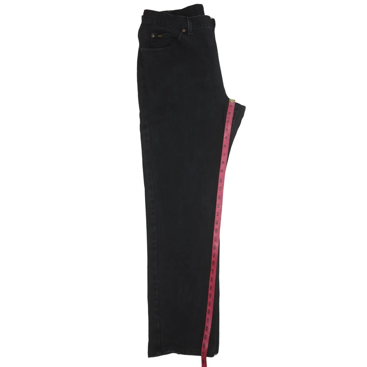 Lee 90's Lightwash Straight Leg Baggy Jeans / Pants 36 Black sold by Vintage Club product image thumbnail 5