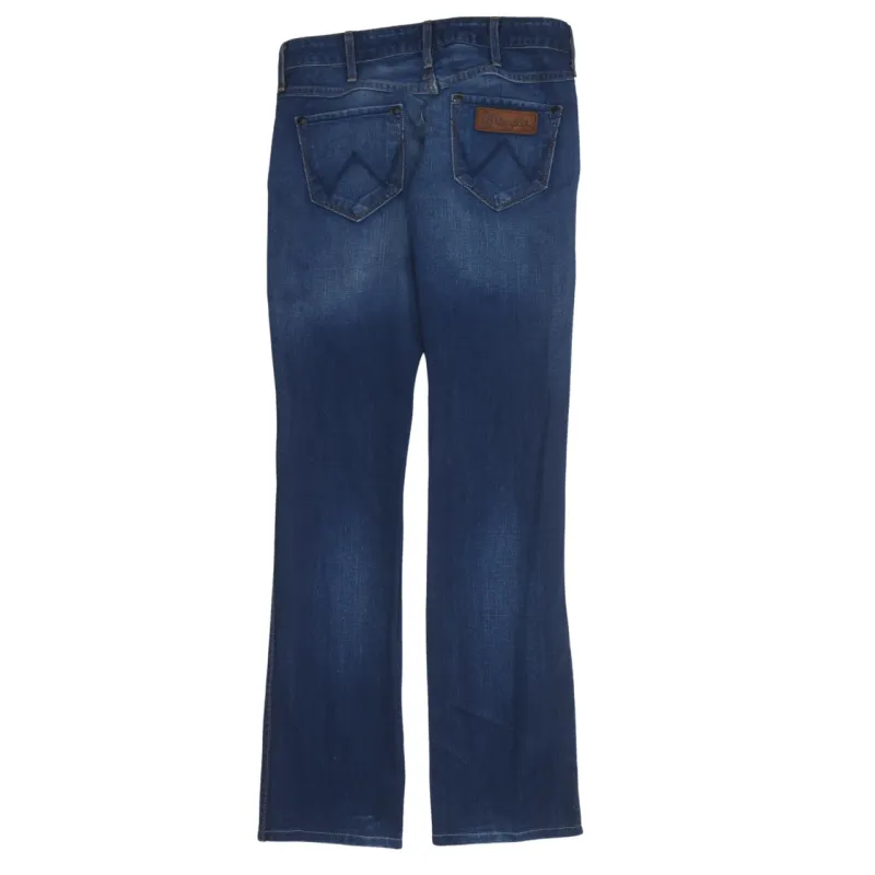 Wrangler 90's Lightwash Straight Leg Baggy Jeans / Pants 26 Blue made by Vintage Club