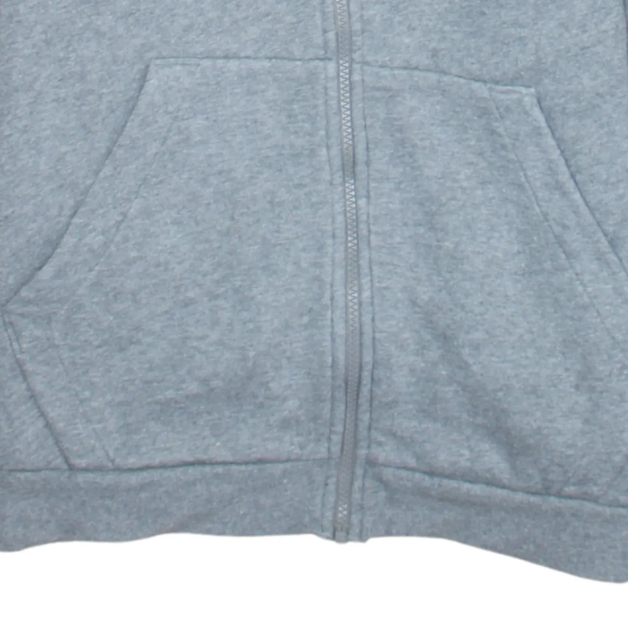 Jordan 90's Full Zip Up Drawstring Pockets Hoodie Large Grey sold by Vintage Club product image thumbnail 4
