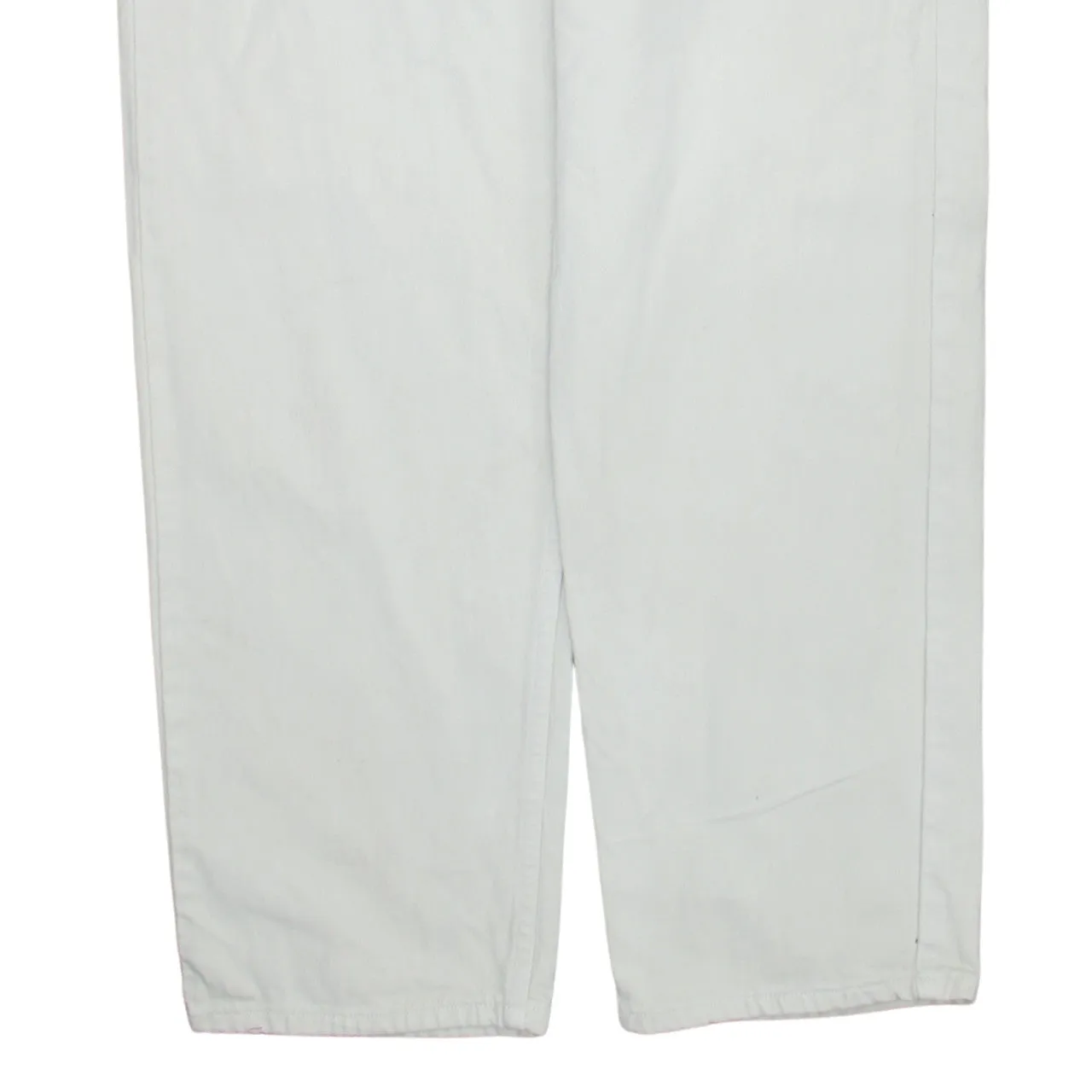 Calvin Klein 90's Lightweight Straight Leg Baggy Trousers / Pants 36 Beige Cream sold by Vintage Club product image thumbnail 4