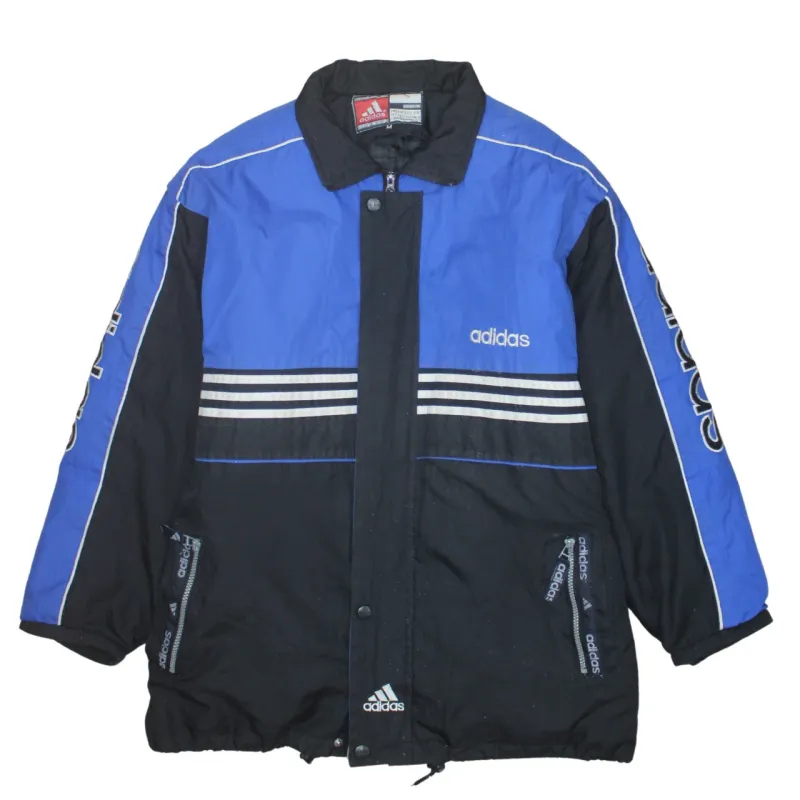 Adidas 90's Lightweight Full Zip Up Windbreaker Medium Black sold by Vintage Club