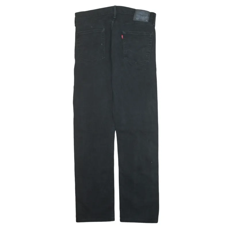 Levi Strauss &Co 90's 513 Straight Leg Baggy Trousers / Pants 33 Black made by Levi's