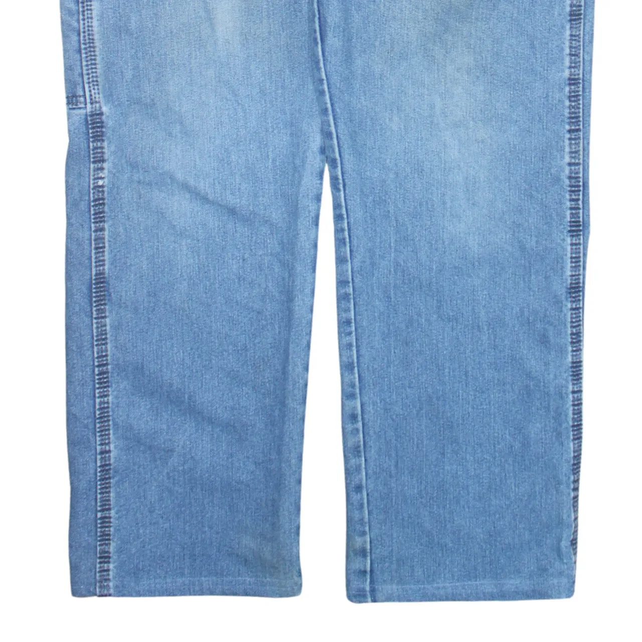 Wrangler 90's Drawstring Pockets Straight Leg Baggy Jeans / Pants 34 Blue sold by Vintage Club product image thumbnail 4