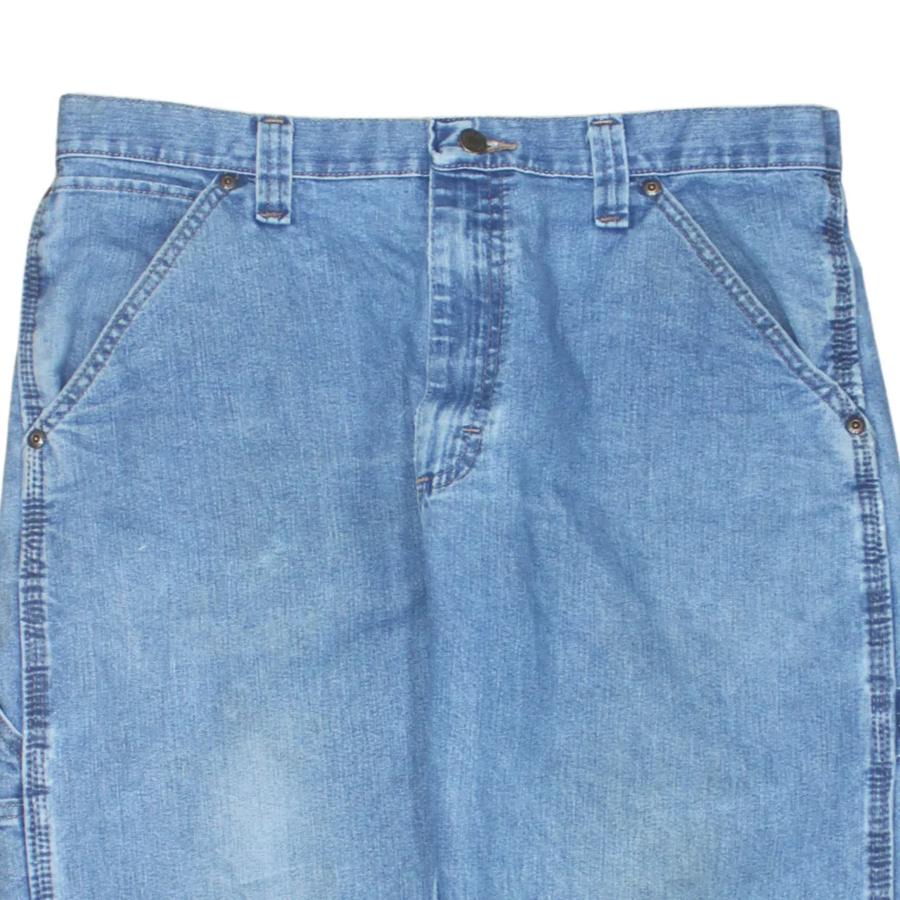 Wrangler 90's Drawstring Pockets Straight Leg Baggy Jeans / Pants 34 Blue sold by Vintage Club product image thumbnail 3