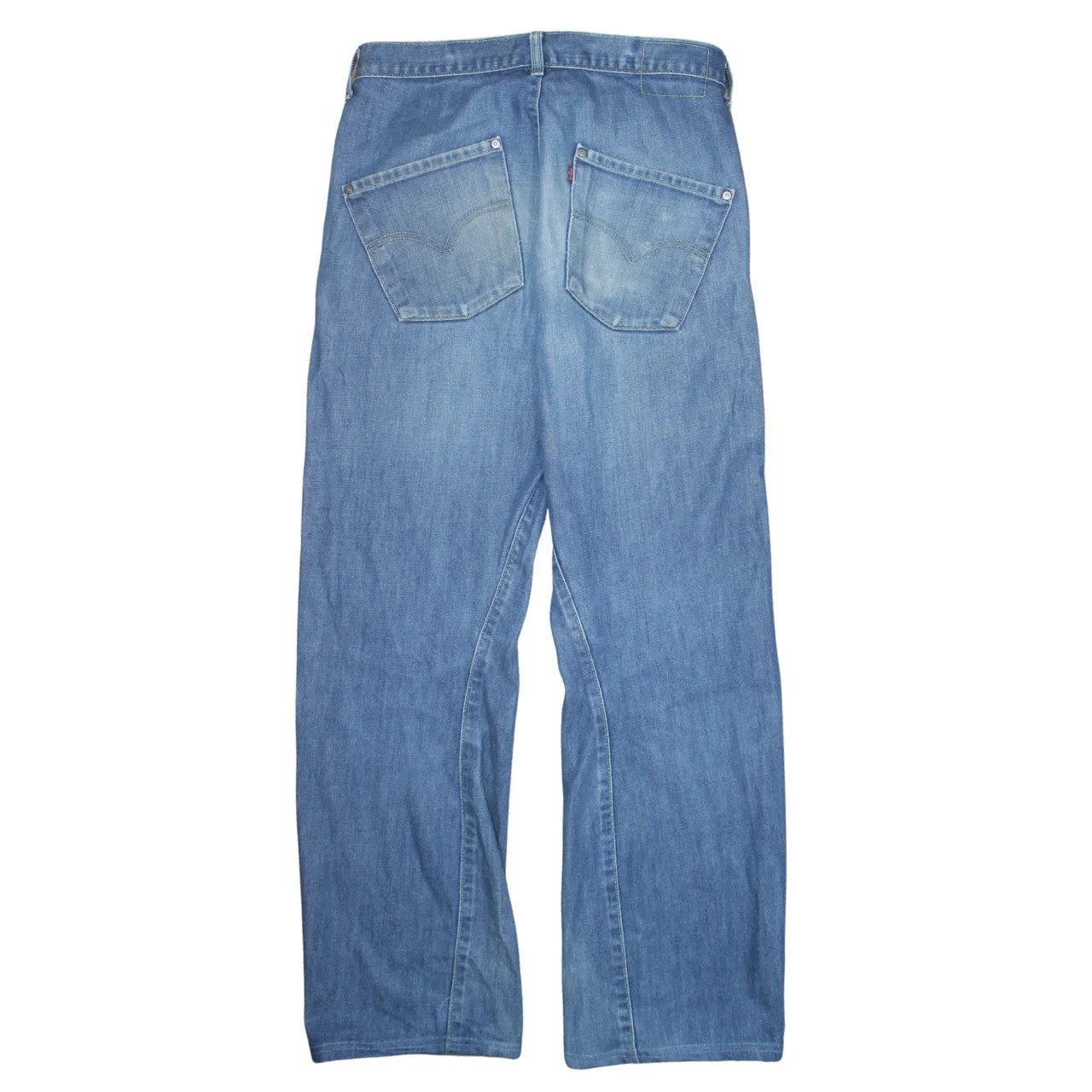 Levi Strauss &Co 90's Lightwash Straight Leg Baggy Jeans / Pants 32 Blue sold by Vintage Club