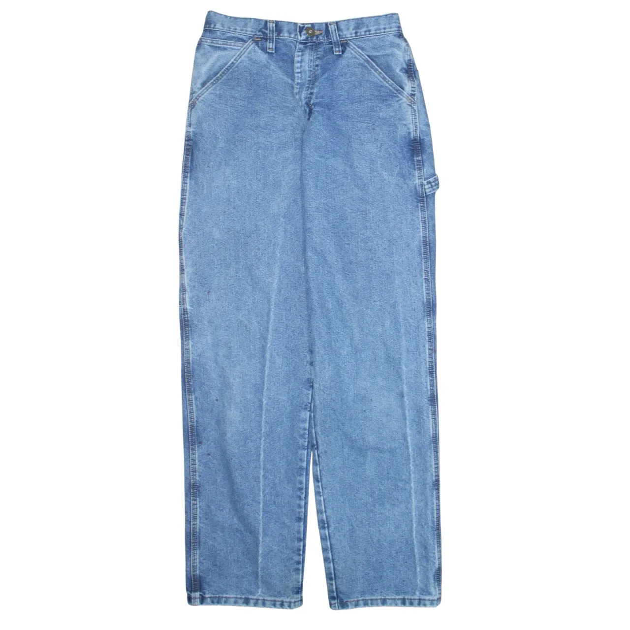 Wrangler 90's Drawstring Pockets Straight Leg Baggy Jeans / Pants 28 Blue sold by Vintage Club product image thumbnail 2
