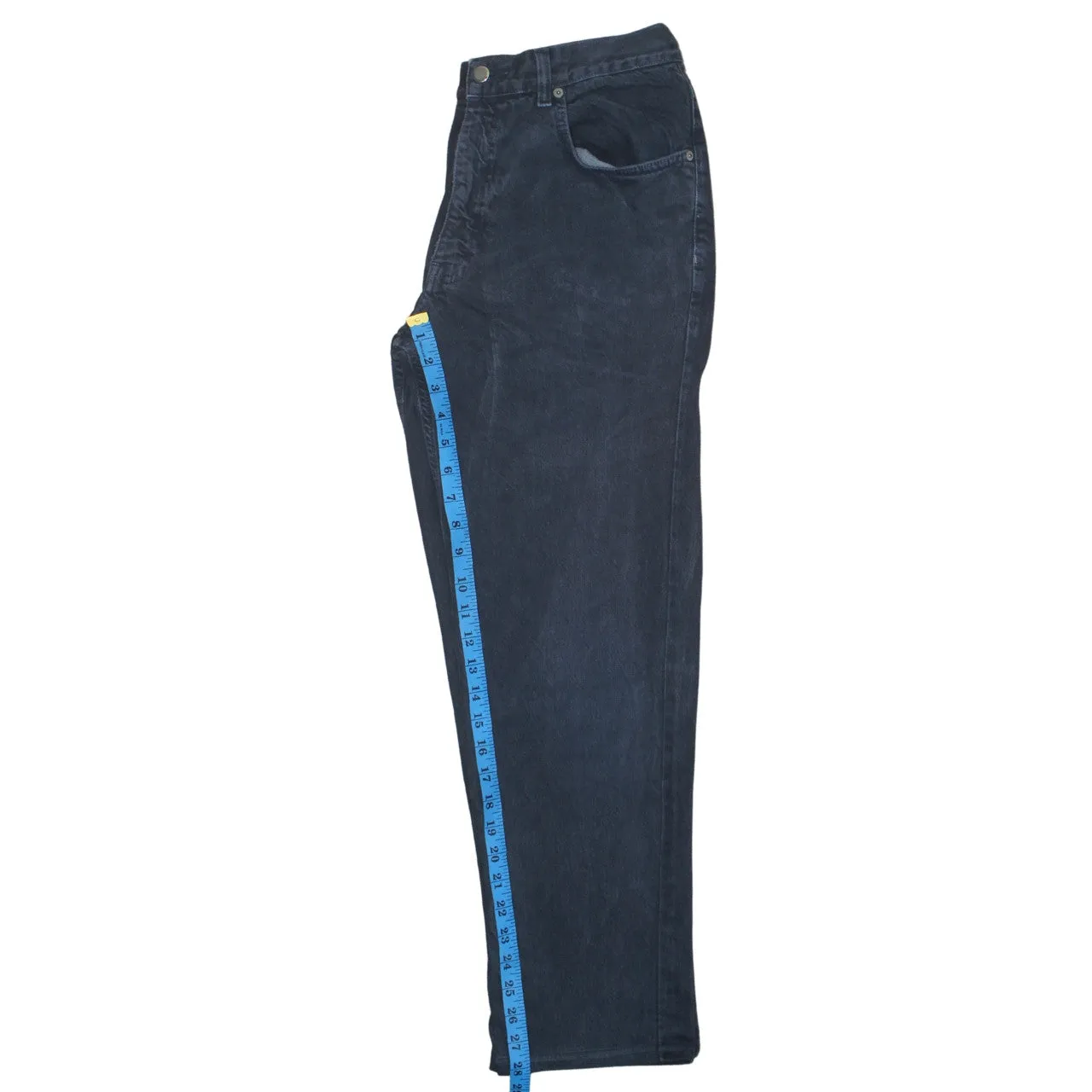 Calvin Klein 90's Lightweight Straight Leg Baggy Trousers / Pants 30 Black sold by Vintage Club product image thumbnail 5