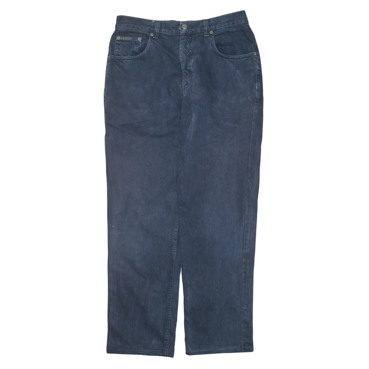 Calvin Klein 90's Lightweight Straight Leg Baggy Trousers / Pants 30 Black sold by Vintage Club product image thumbnail 2