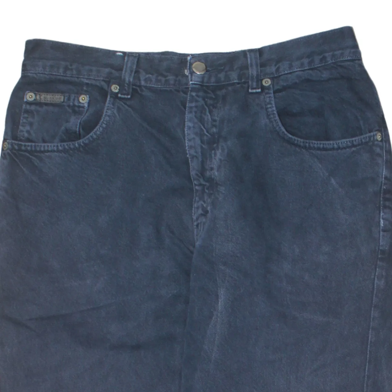 Calvin Klein 90's Lightweight Straight Leg Baggy Trousers / Pants 30 Black sold by Vintage Club product image thumbnail 3