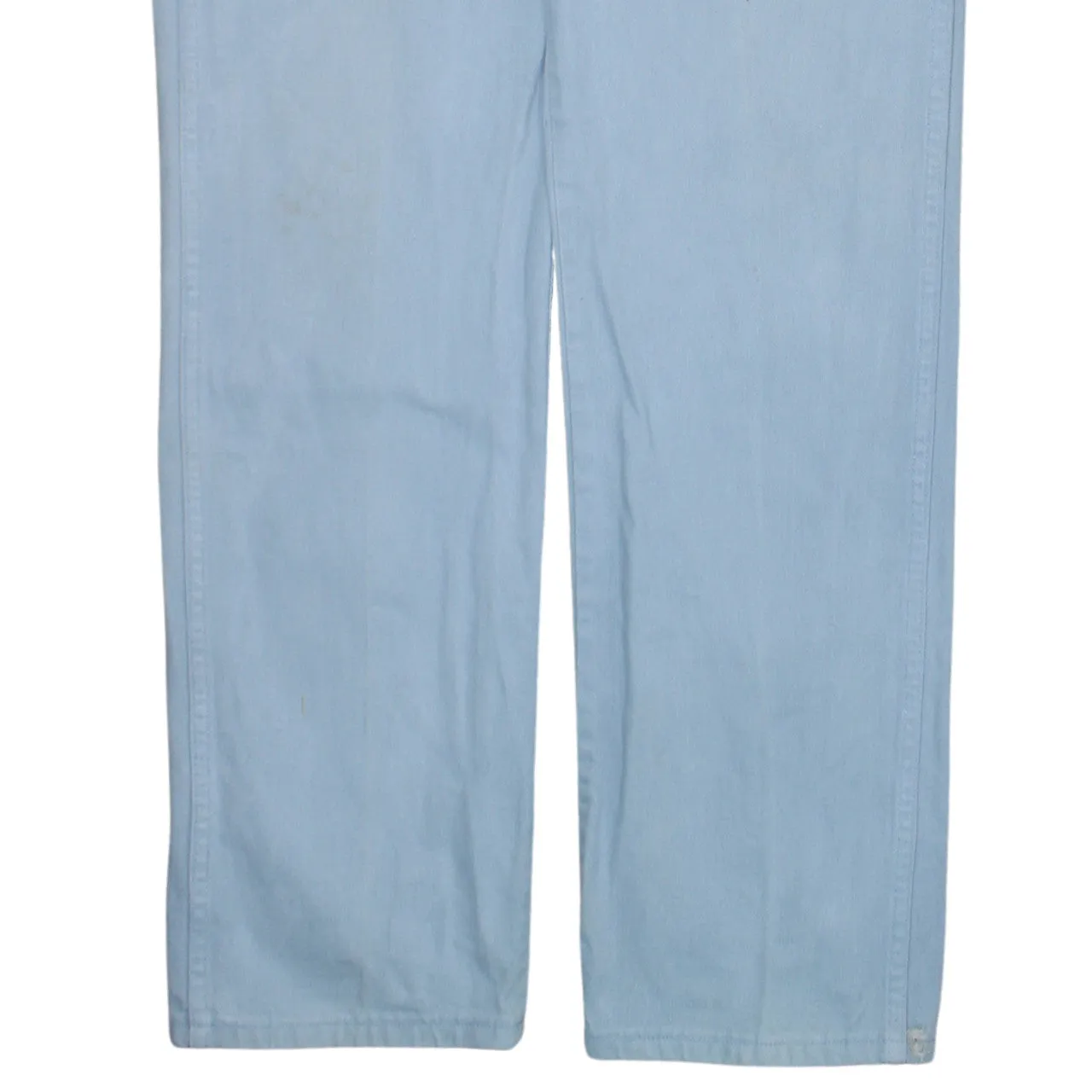 Wrangler 90's Flat Front Straight Leg Baggy Jeans / Pants 34 Blue sold by Vintage Club product image thumbnail 4