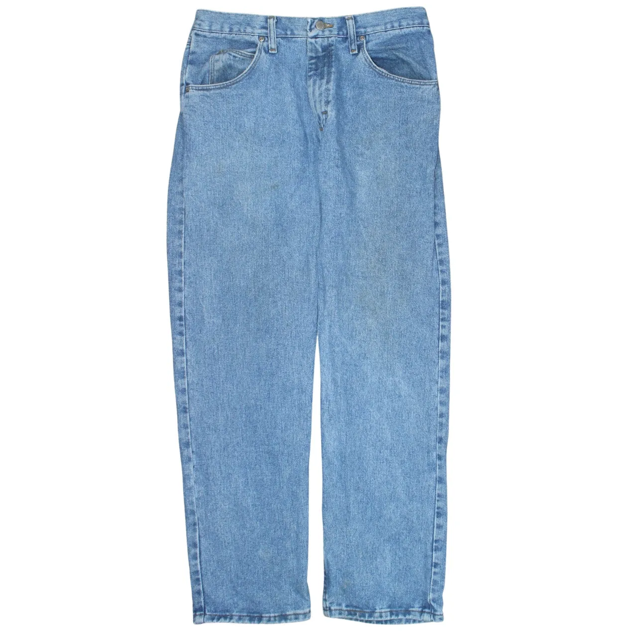 Wrangler 90's Lightwash Straight Leg Baggy Jeans / Pants 32 Blue sold by Vintage Club product image thumbnail 2