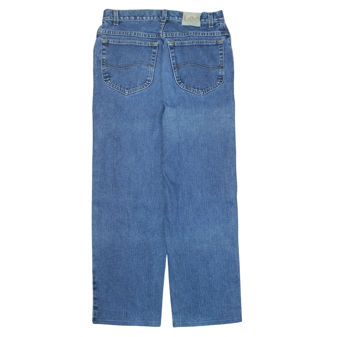 Lee 90's Lightwash Straight Leg Baggy Jeans / Pants 32 Blue sold by Vintage Club