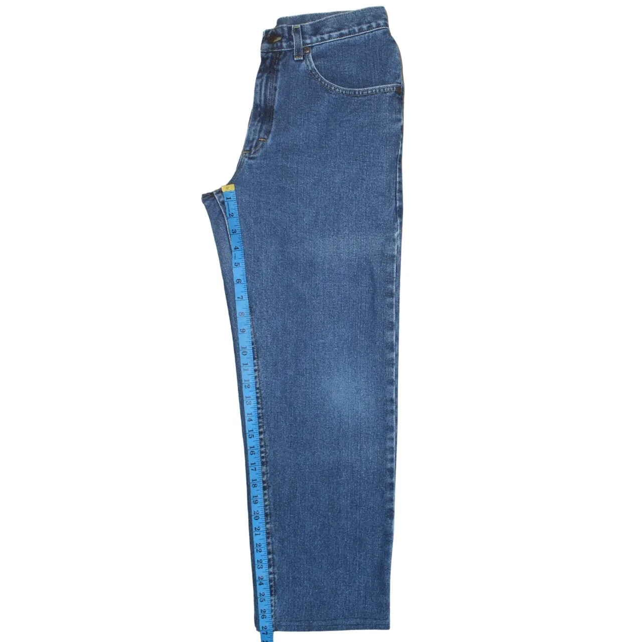 Lee 90's Lightwash Straight Leg Baggy Jeans / Pants 32 Blue sold by Vintage Club product image thumbnail 5