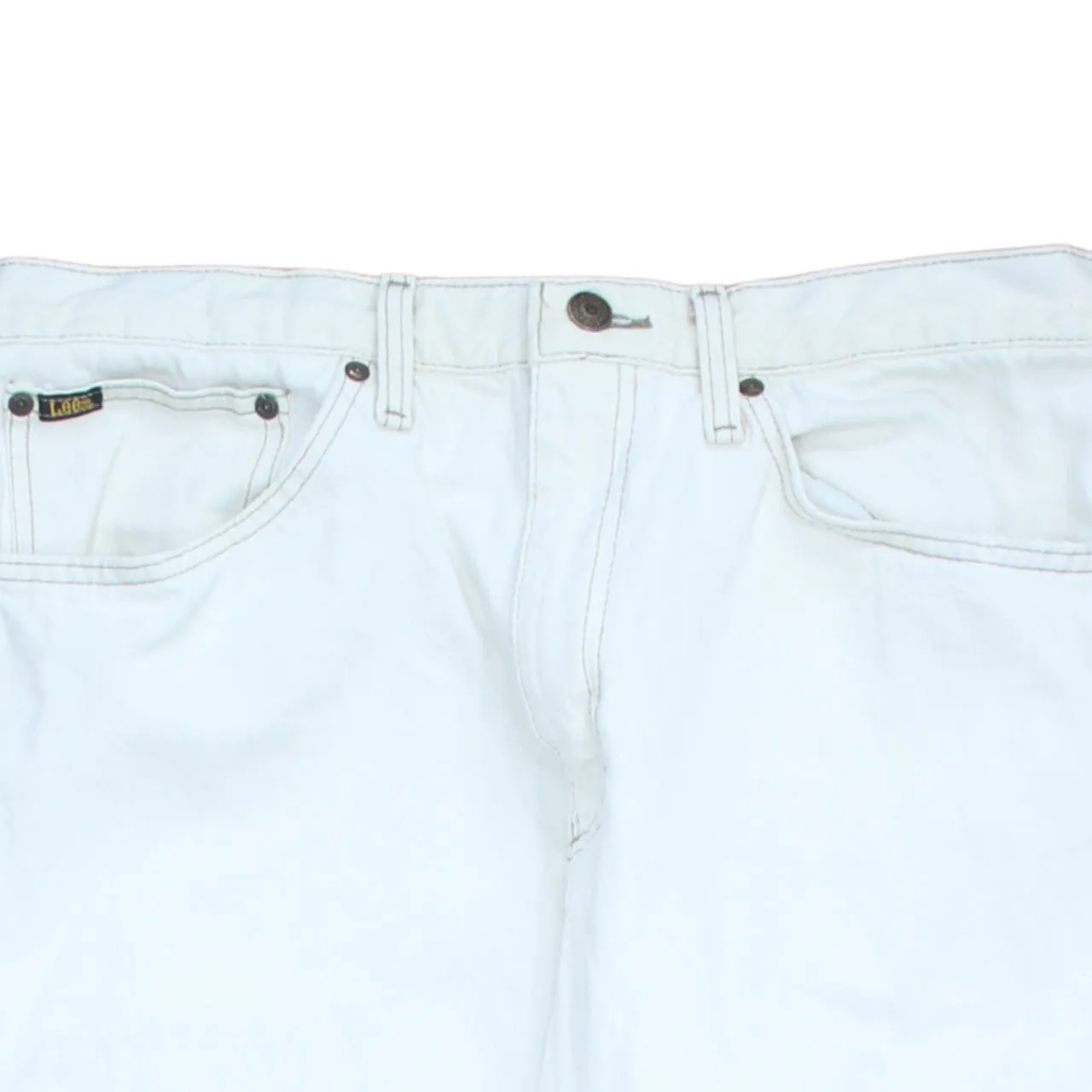 Lee 90's Regular Fit Straight Leg Baggy Trousers / Pants 42 White sold by Vintage Club product image thumbnail 3