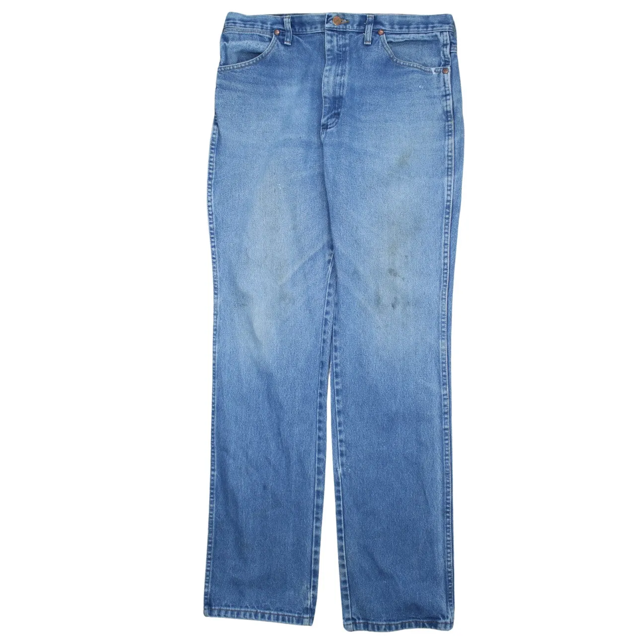 Wrangler 90's Lightwash Straight Leg Baggy Jeans / Pants 36 Blue sold by Vintage Club product image thumbnail 2