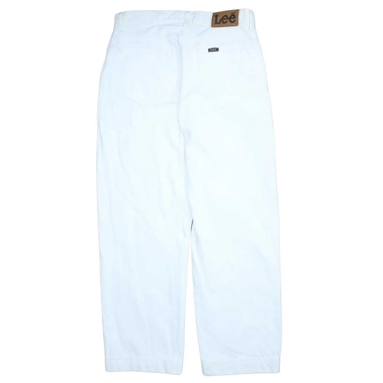 Lee 90's Lightweight Straight Leg Baggy Trousers / Pants 32 White sold by Vintage Club