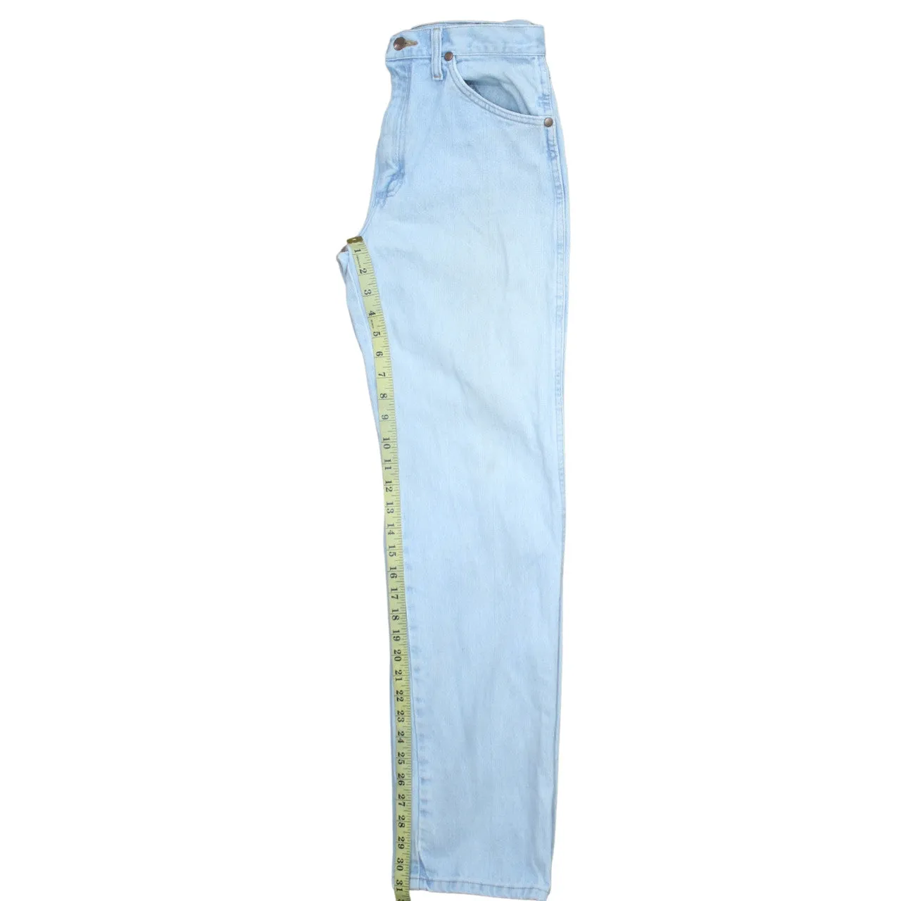 Wrangler 90's Lightwash Straight Leg Baggy Jeans / Pants 30 Blue sold by Vintage Club product image thumbnail 5