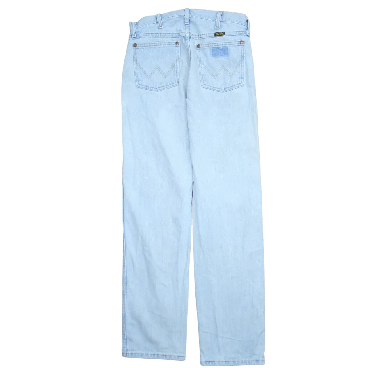 Wrangler 90's Lightwash Straight Leg Baggy Jeans / Pants 30 Blue sold by Vintage Club product image thumbnail 2