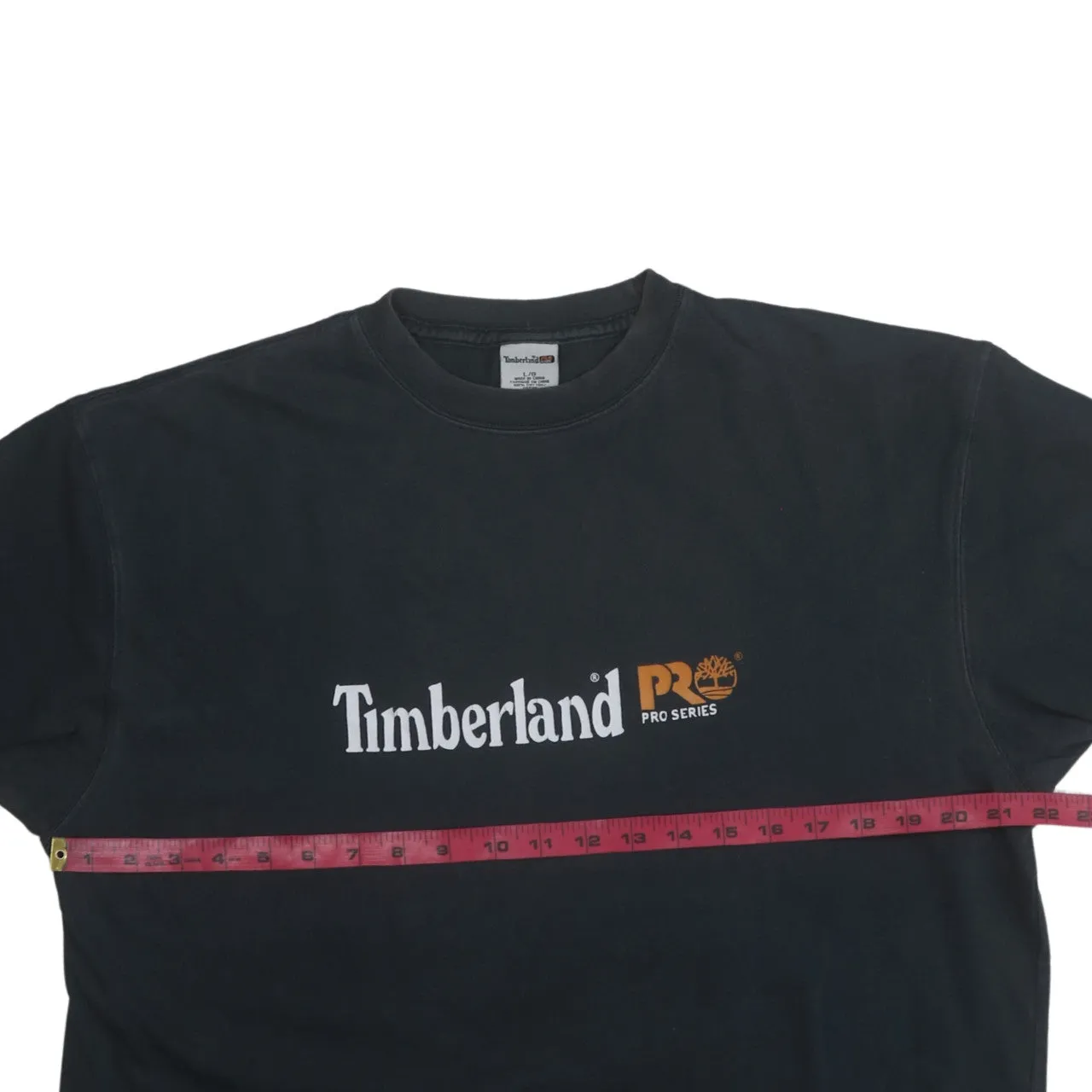 Timberland 90's Spellout Short Sleeves T Shirt Large Black sold by Vintage Club product image thumbnail 5