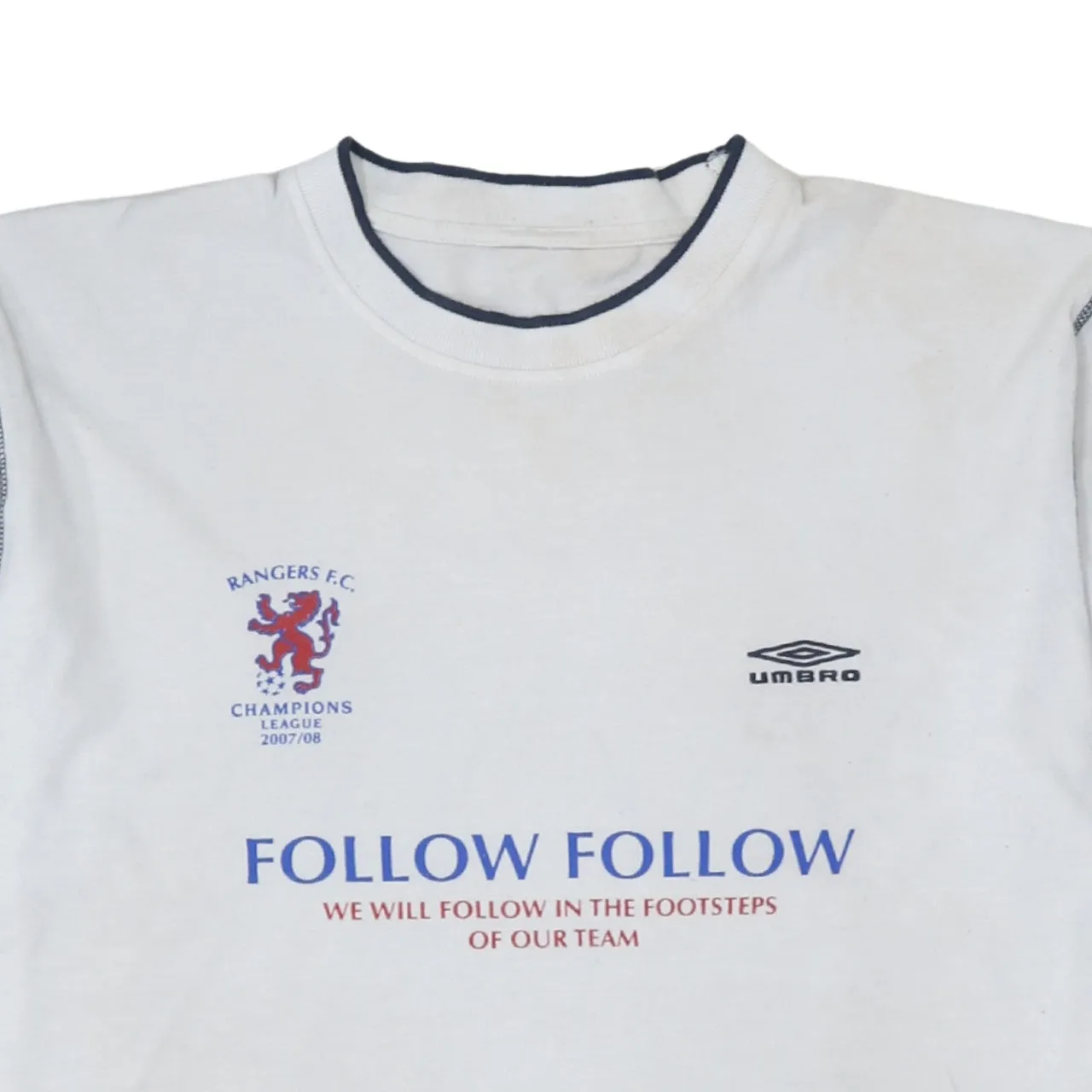 Umbro 90's Short Sleeves Crew Neck T Shirt Medium White sold by Vintage Club product image thumbnail 3