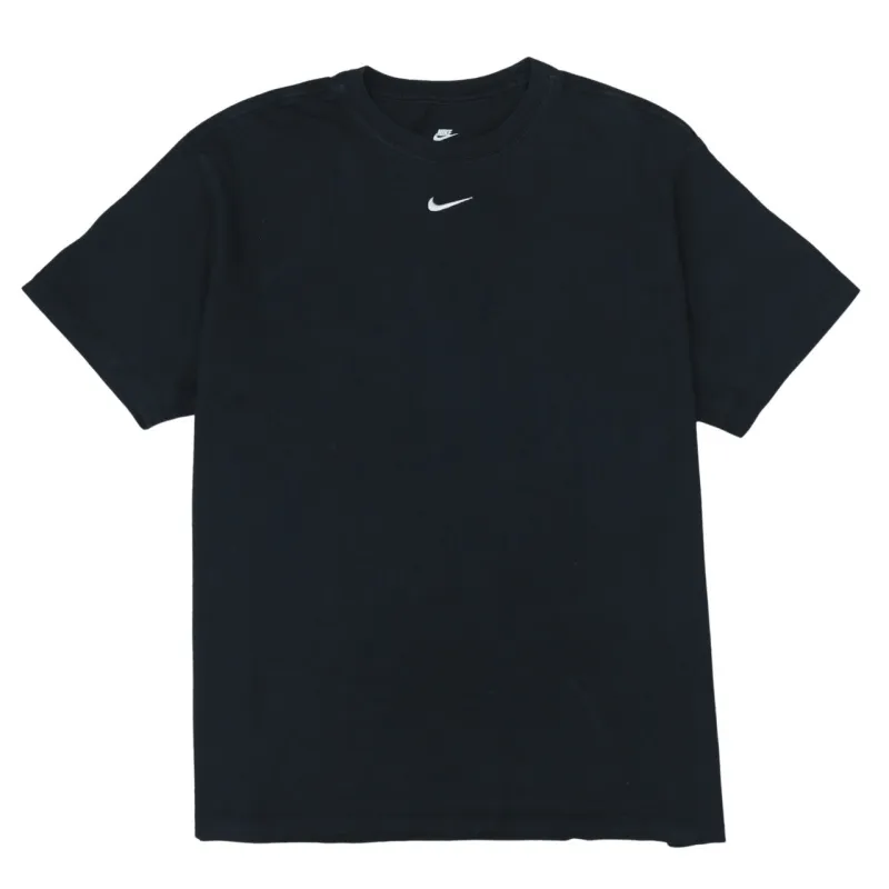 Nike 90's Center Middle Swoosh Crew Neck T Shirt Medium Black sold by Vintage Club