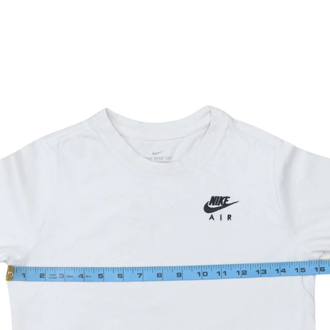 Nike 90's Swoosh Short Sleeves T Shirt Medium White sold by Vintage Club product image thumbnail 5