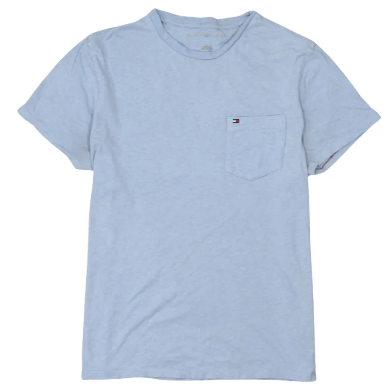 Tommy Hilfiger 90's Short Sleeves Crew Neck T Shirt Small Blue sold by Vintage Club
