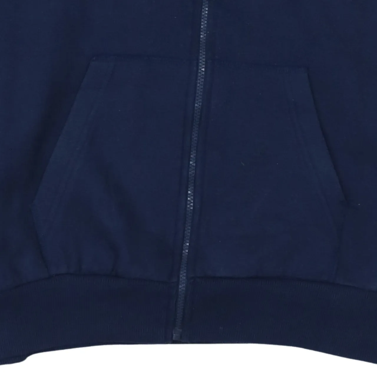 Umbro 90's Drawstring Pockets Full Zip Up Hoodie Large Navy Blue sold by Vintage Club product image thumbnail 4