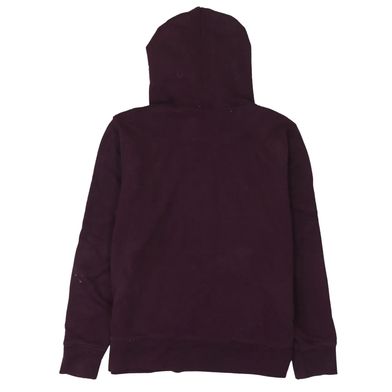 Gap 90's Spellout Full Zip Up Hoodie Large Burgundy Red sold by Vintage Club product image thumbnail 2