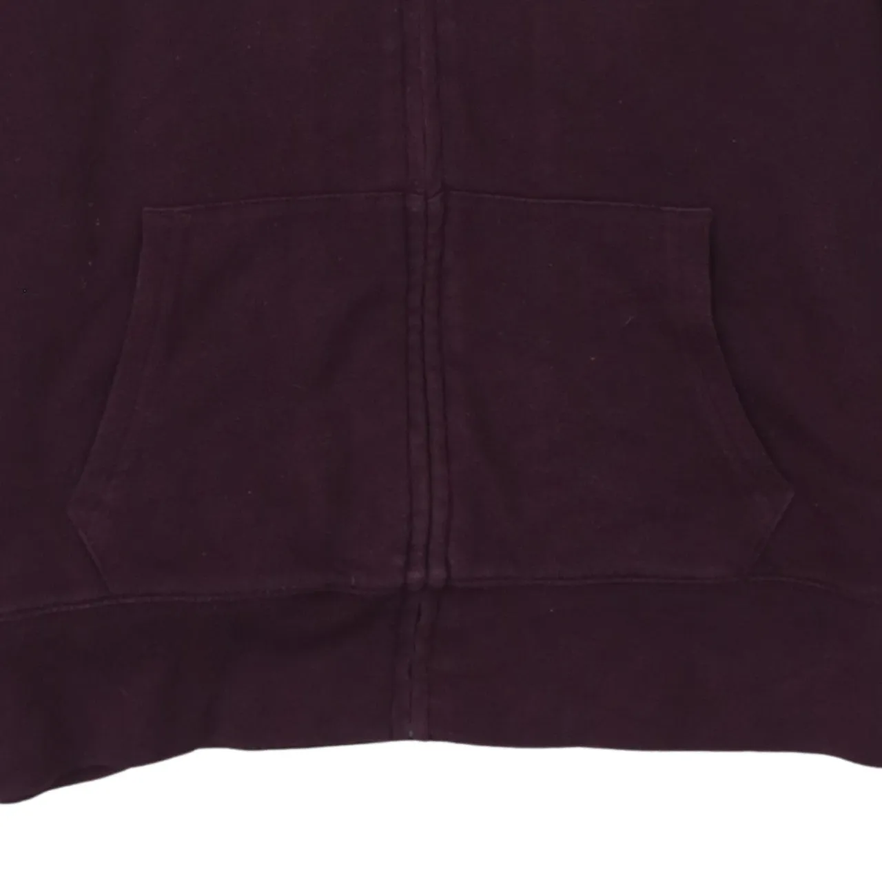 Gap 90's Spellout Full Zip Up Hoodie Large Burgundy Red sold by Vintage Club product image thumbnail 4