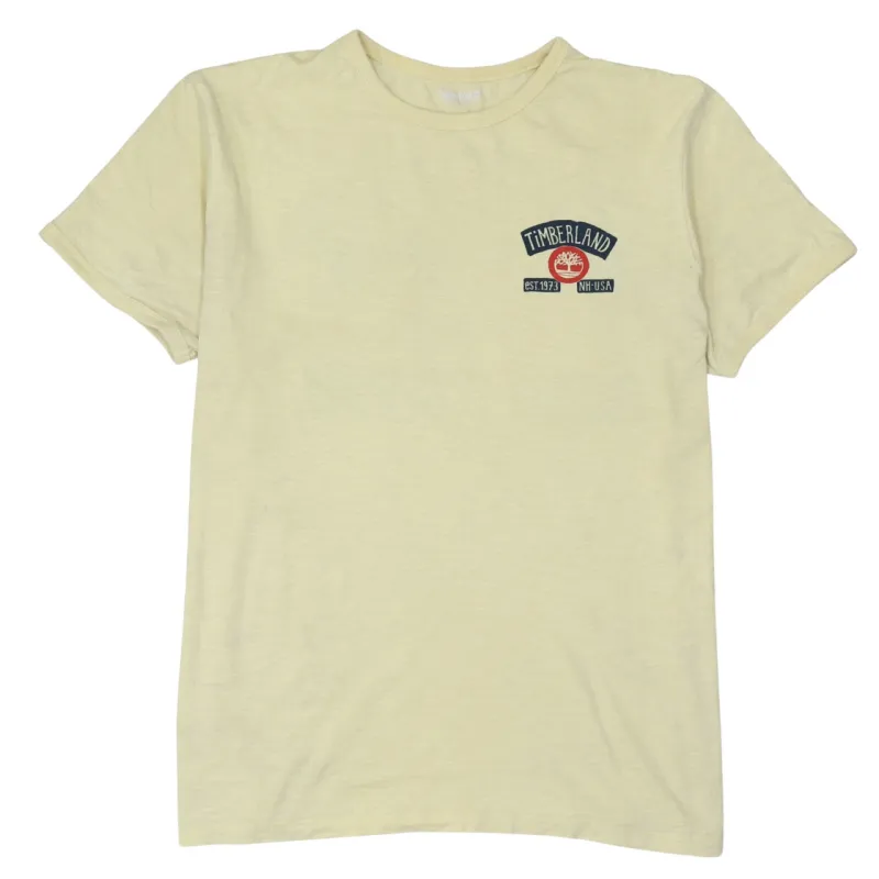 Timberland 90's Short Sleeves Crew Neck T Shirt XLarge Yellow sold by Vintage Club