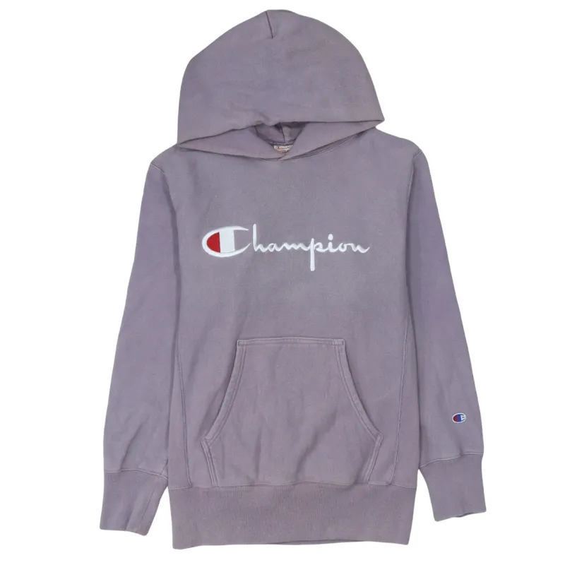 Champion 90's Spellout Pullover Hoodie Medium Purple sold by Vintage Club