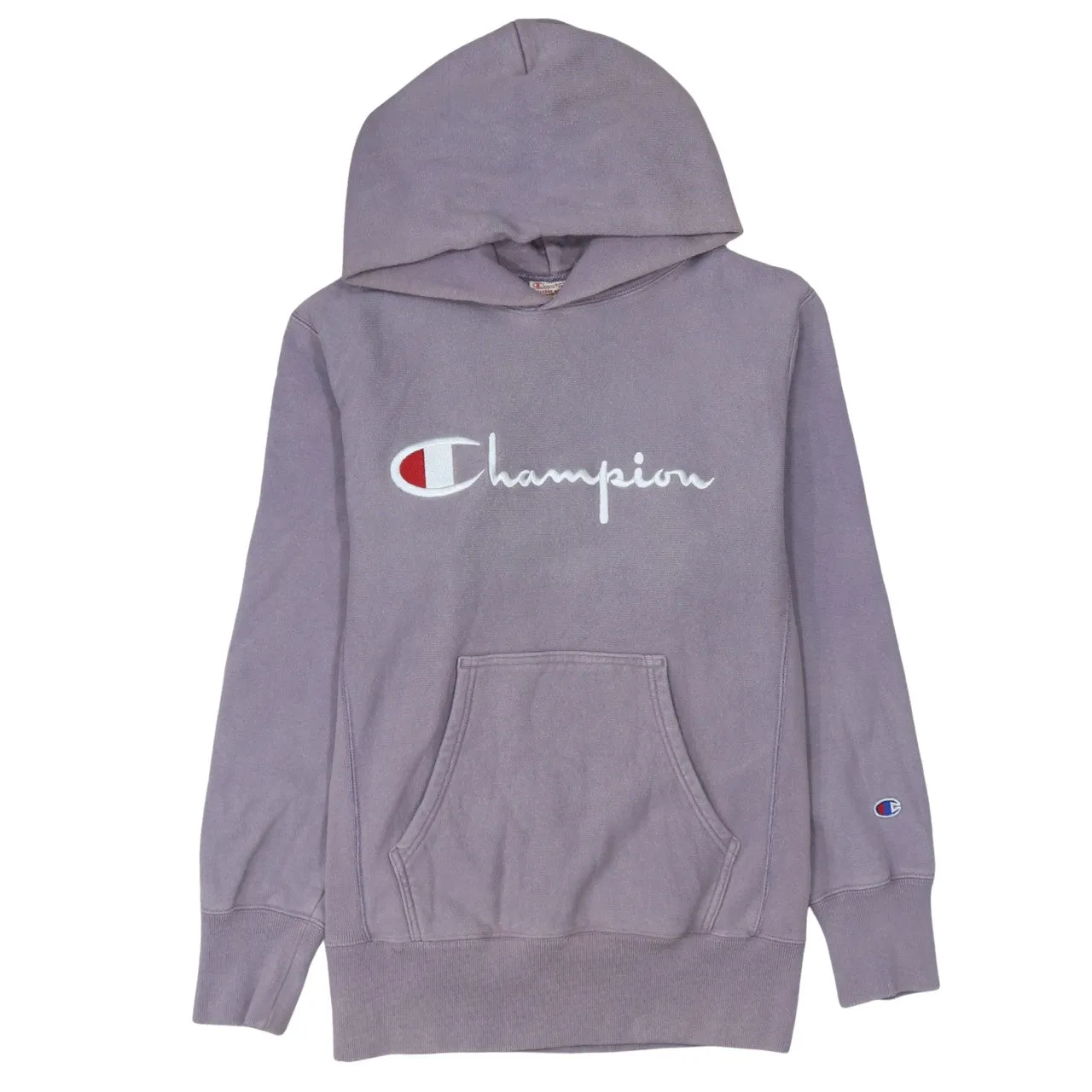 Champion 90's Spellout Pullover Hoodie Medium Purple sold by Vintage Club