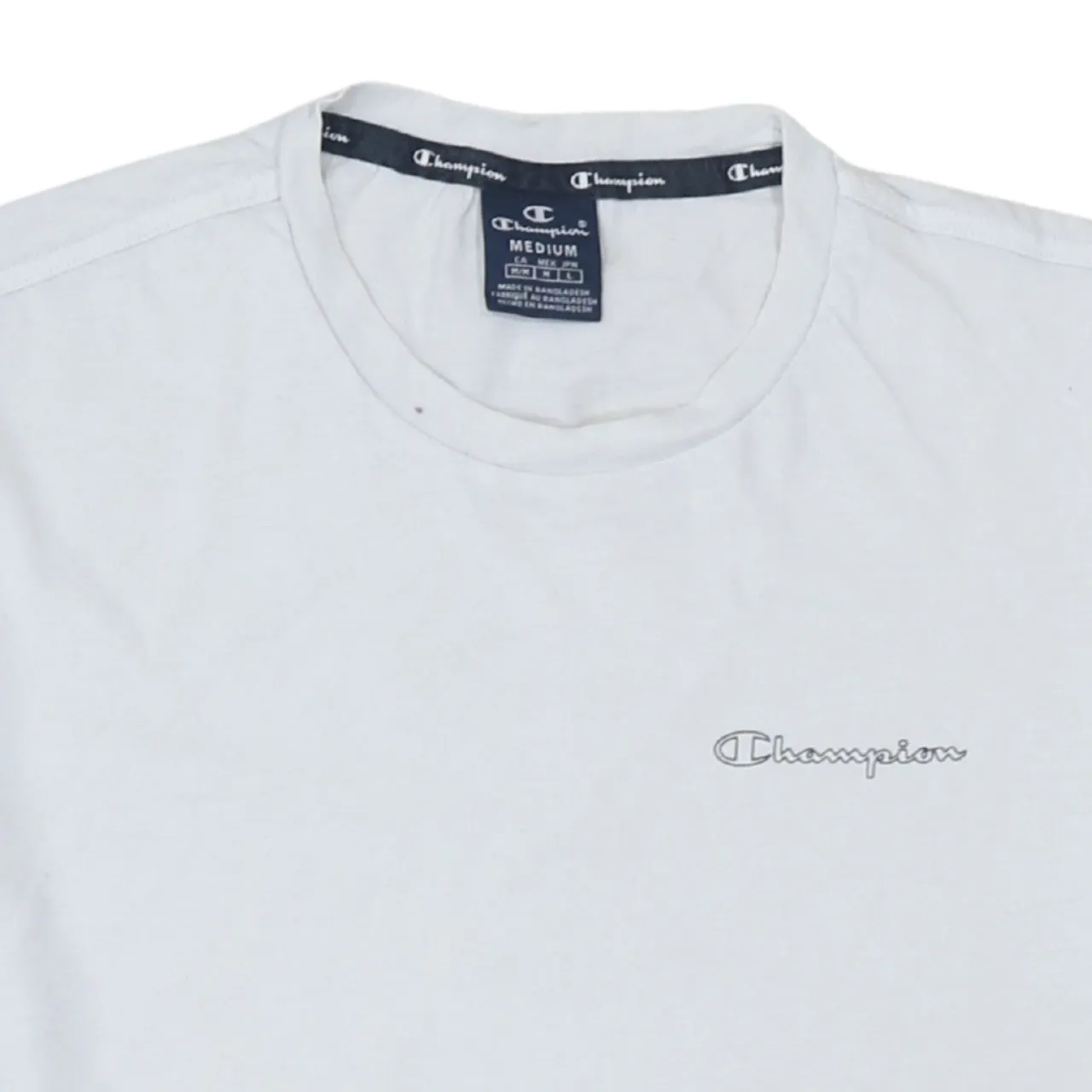 Champion 90's Short Sleeves Crew Neck T Shirt Medium White sold by Vintage Club product image thumbnail 3