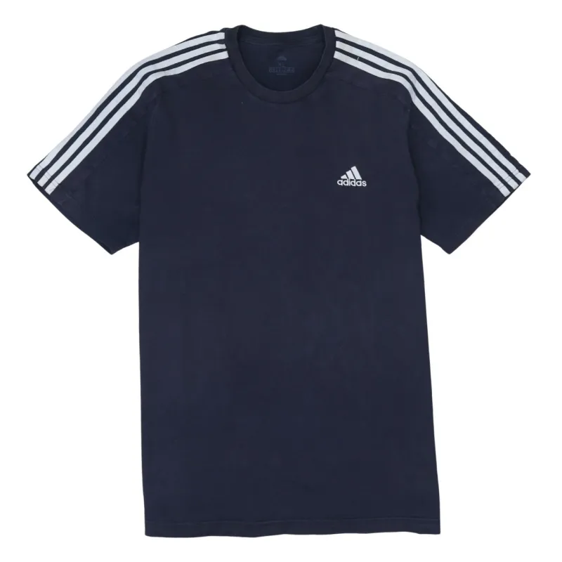Adidas 90's Short Sleeves Crew Neck T Shirt XLarge Navy Blue sold by Vintage Club