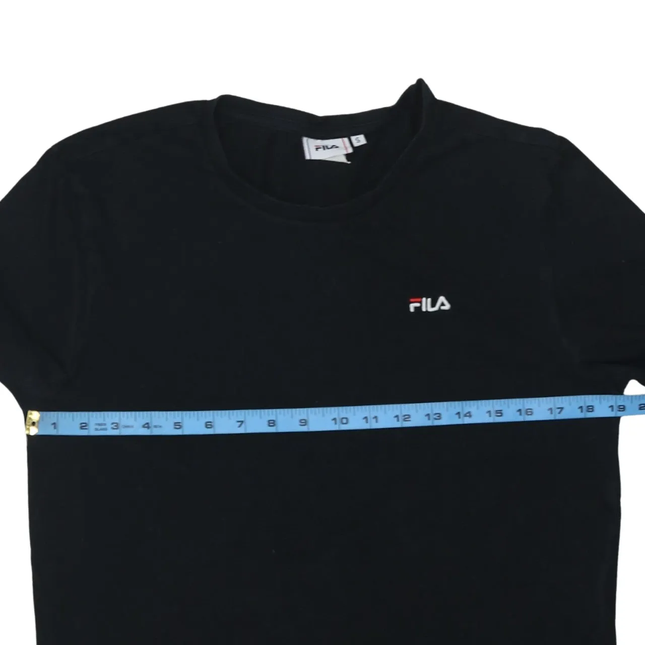 Fila 90's Short Sleeves Crew Neck T Shirt Small Black sold by Vintage Club product image thumbnail 5