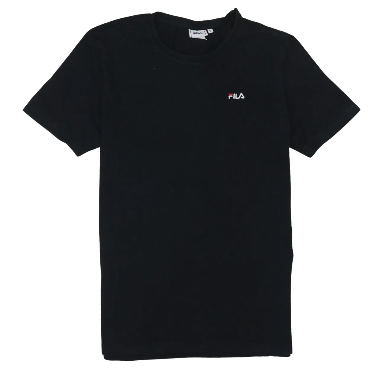 Fila 90's Short Sleeves Crew Neck T Shirt Small Black sold by Vintage Club