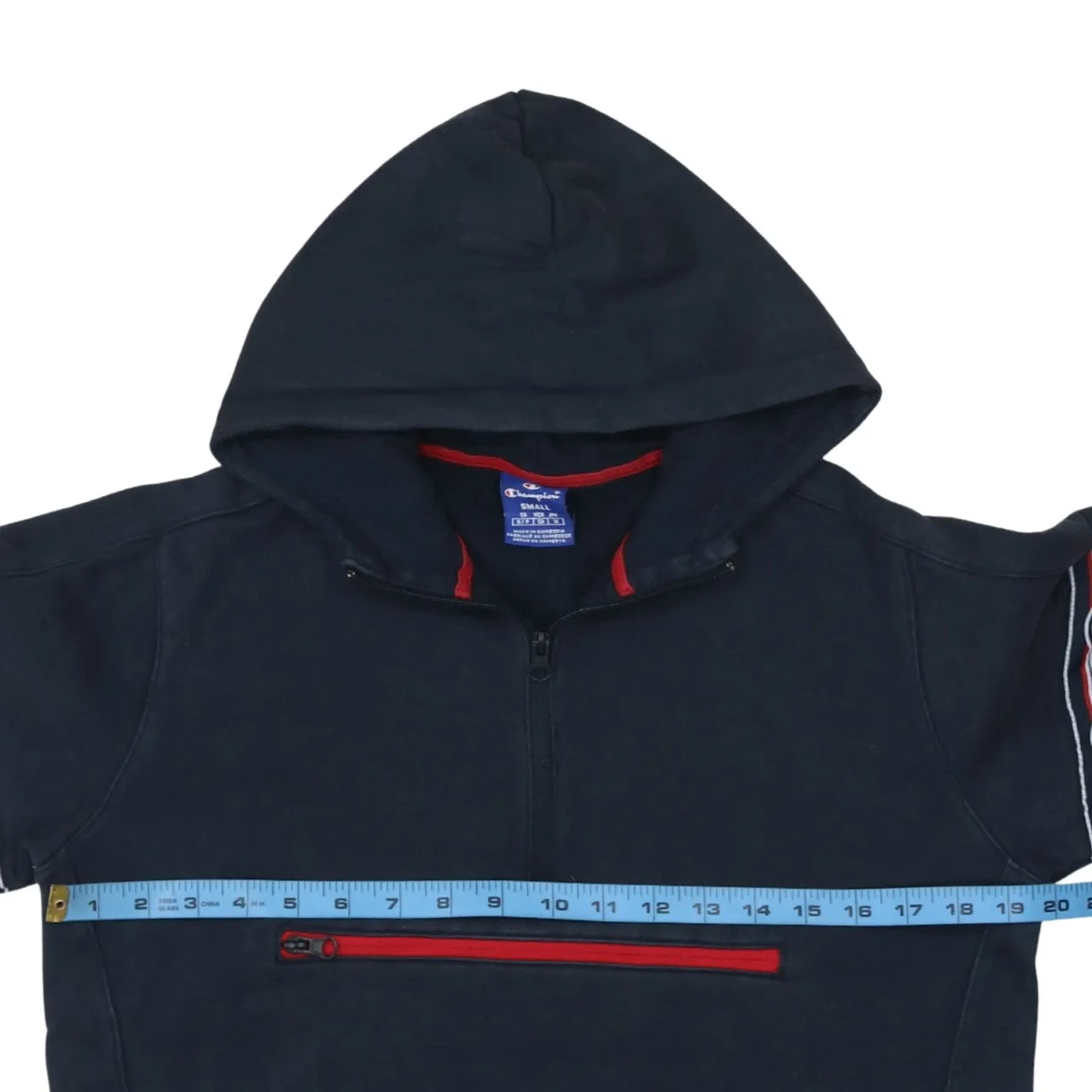 Champion 90's Lightweight Pullover Hoodie Small Navy Blue sold by Vintage Club product image thumbnail 5