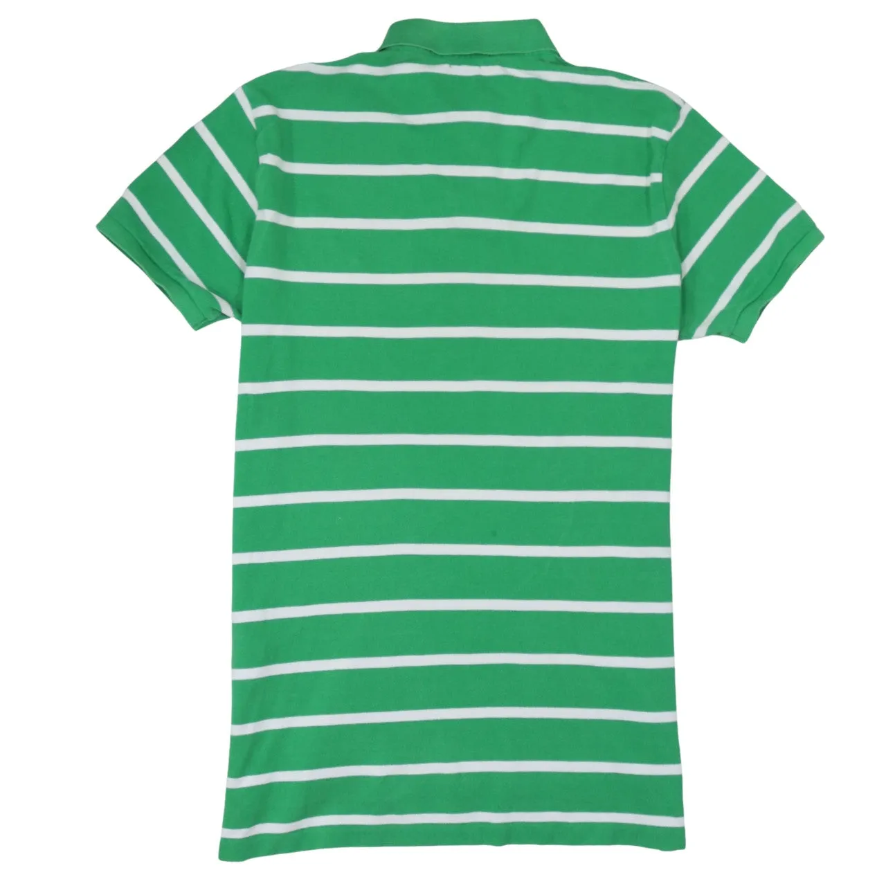 Polo Ralph Lauren 90's Short Sleeves Quarter Button Polo Shirt Medium Green sold by Vintage Club product image thumbnail 2