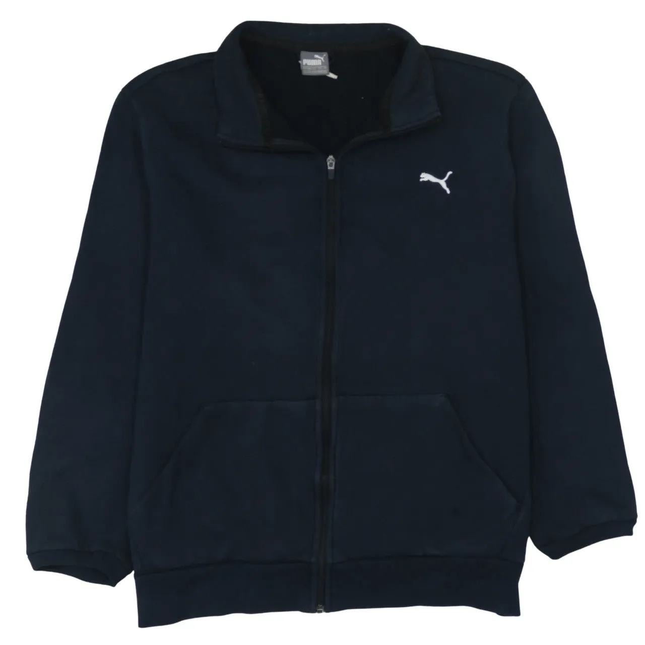 Puma 90's Lightweight Full Zip Up Sweatshirt XXLarge (2XL) Black sold by Vintage Club