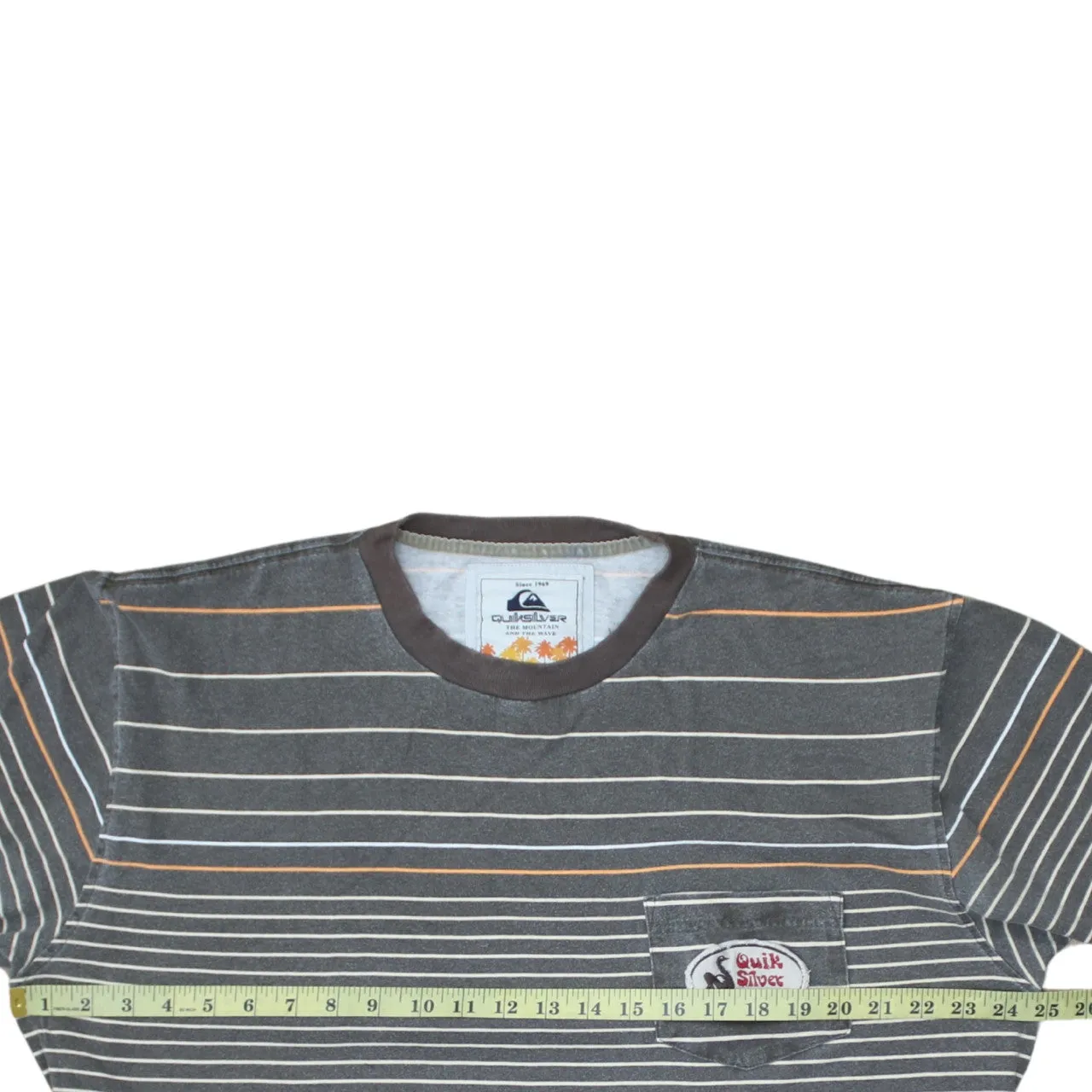 QuikSilver 90's Short Sleeves Crew Neck T Shirt XLarge Grey sold by Vintage Club product image thumbnail 5