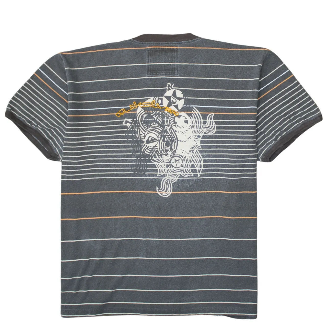 QuikSilver 90's Short Sleeves Crew Neck T Shirt XLarge Grey sold by Vintage Club product image thumbnail 2