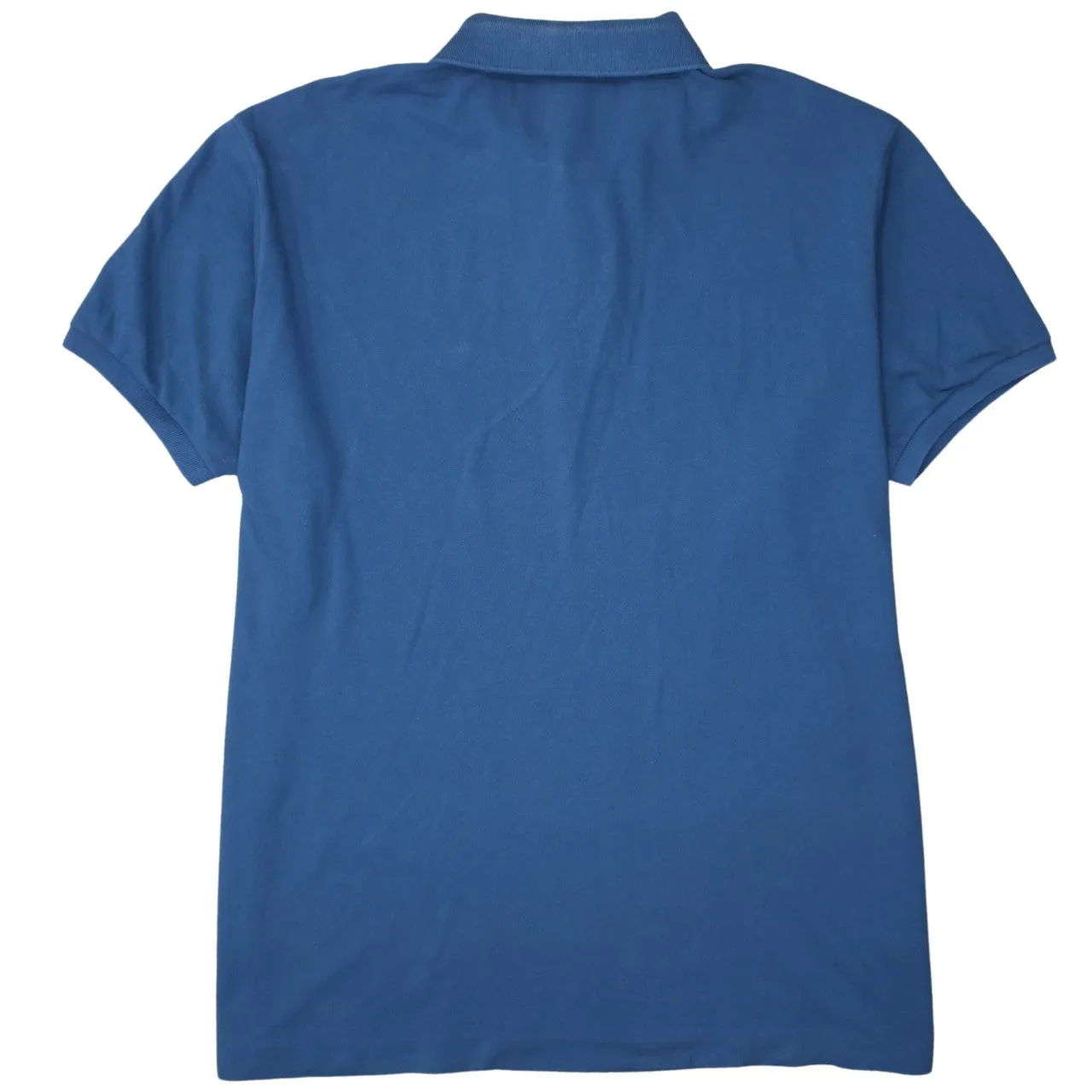 Lacoste 90's Short Sleeves Quarter Button Polo Shirt XXXXLarge (4XL) Blue sold by Vintage Club product image thumbnail 2