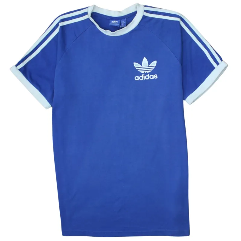 Adidas 90's Short Sleeves Crew Neck T Shirt XLarge Blue sold by Vintage Club