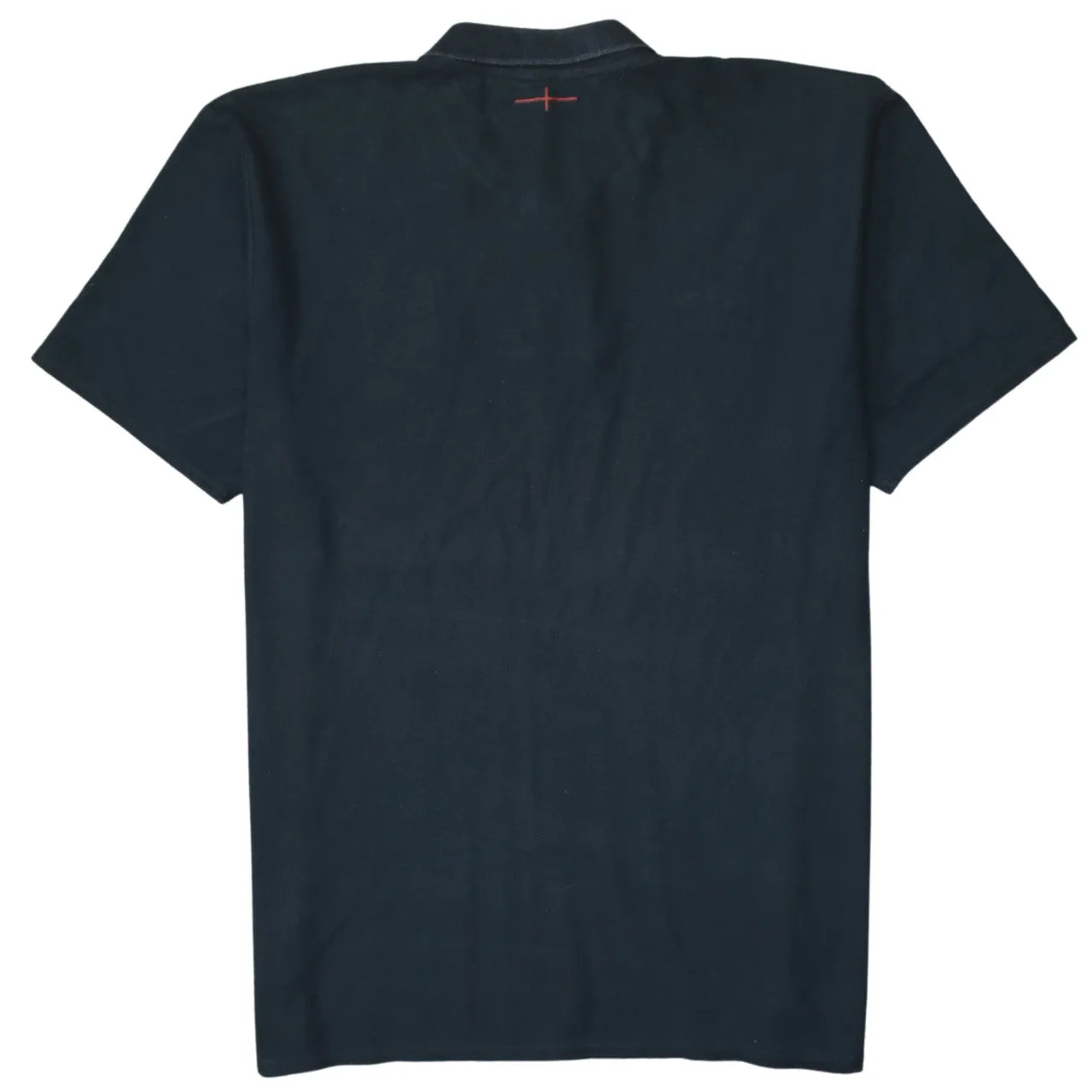 Umbro 90's Short Sleeves Quarter Button Polo Shirt XXLarge (2XL) Black sold by Vintage Club product image thumbnail 2