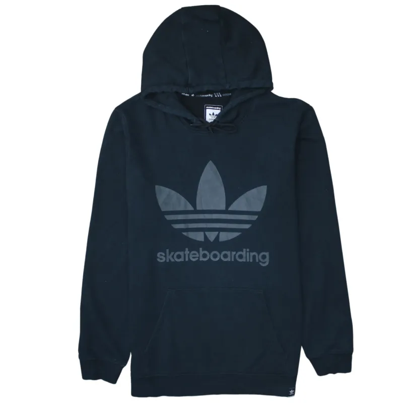 Adidas 90's Spellout Pullover Hoodie Large Black sold by Vintage Club