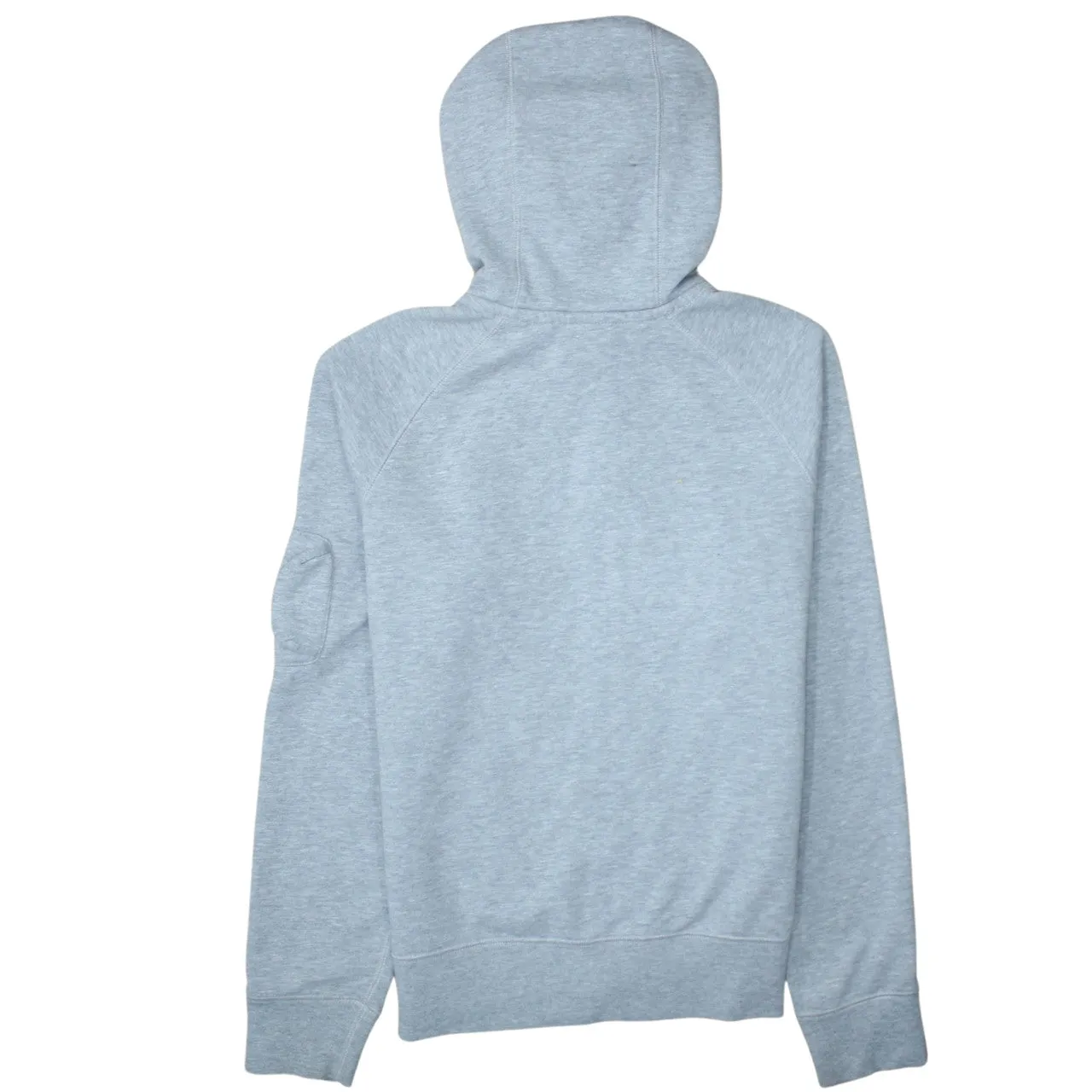 Nike 90's Swoosh Full Zip Up Hoodie Small Grey sold by Vintage Club product image thumbnail 2